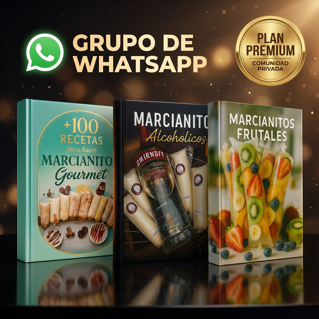 +200 RECETAS DE MARCIANITOS  + 6 LIBROS DE REGALO + COMUNIDAD